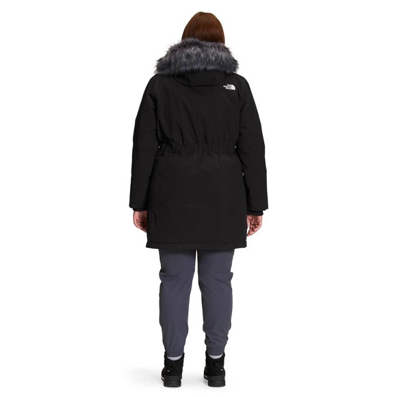 NWT The North Face Arctic Parka Full Zip Womens Winter Jacket coat size 1X black - Picture 4 of 9